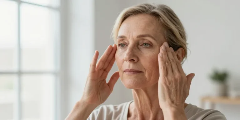 yoga du visage après 60 ans