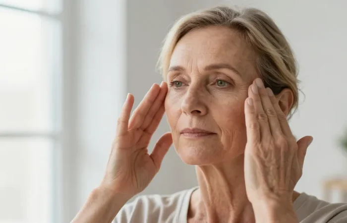 yoga du visage après 60 ans​